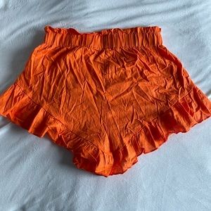 Preppy Orange Shorts